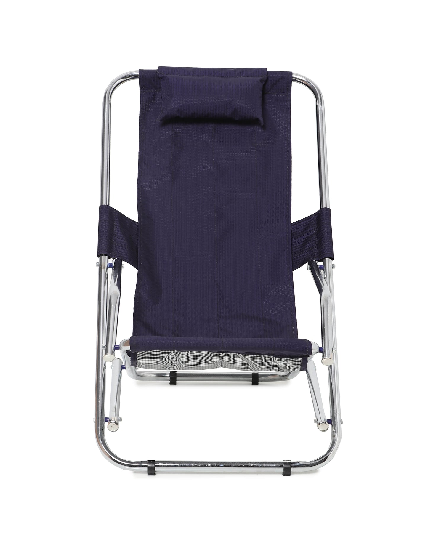 Indian armar Metal Folding Recliner Easy Chair with Arm Rest Comfortable & Relaxing |Portable for Garden Living Room Lounge Outdoor Camping (Blue)